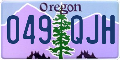 OR license plate 049QJH