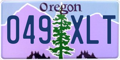 OR license plate 049XLT