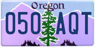 OR license plate 050AQT
