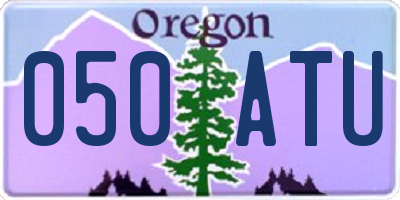 OR license plate 050ATU