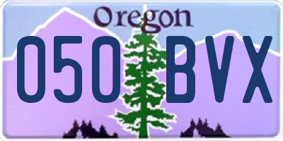 OR license plate 050BVX