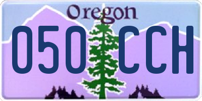 OR license plate 050CCH