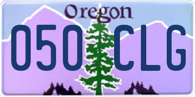 OR license plate 050CLG