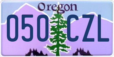 OR license plate 050CZL