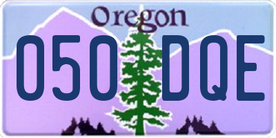 OR license plate 050DQE