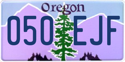 OR license plate 050EJF
