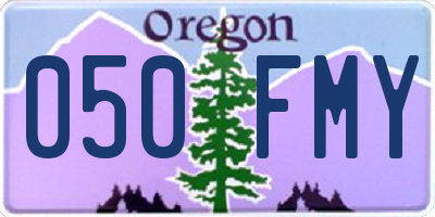 OR license plate 050FMY