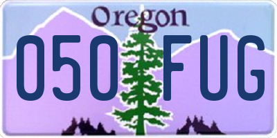 OR license plate 050FUG