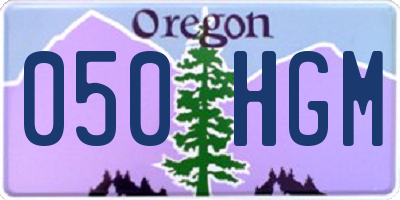 OR license plate 050HGM