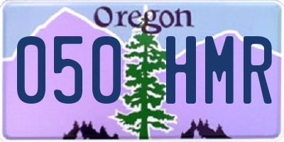 OR license plate 050HMR
