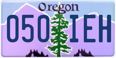 OR license plate 050IEH