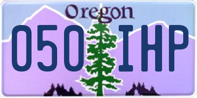 OR license plate 050IHP
