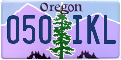 OR license plate 050IKL