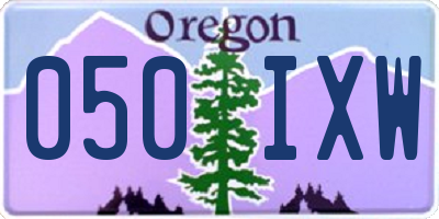 OR license plate 050IXW