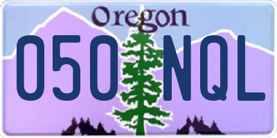 OR license plate 050NQL