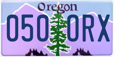 OR license plate 050ORX