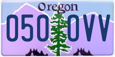 OR license plate 050OVV
