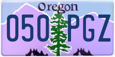 OR license plate 050PGZ