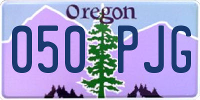 OR license plate 050PJG