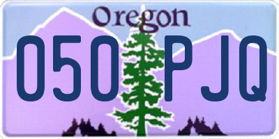 OR license plate 050PJQ