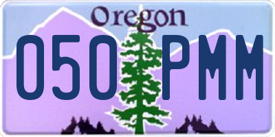 OR license plate 050PMM