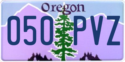 OR license plate 050PVZ