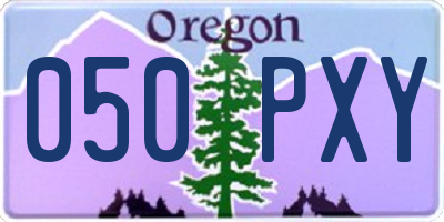 OR license plate 050PXY