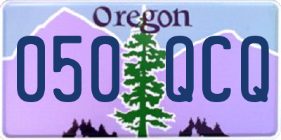 OR license plate 050QCQ