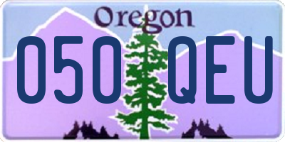 OR license plate 050QEU