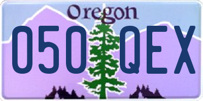 OR license plate 050QEX