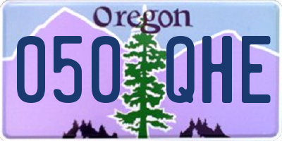 OR license plate 050QHE