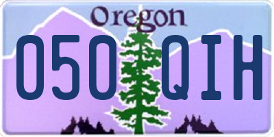 OR license plate 050QIH
