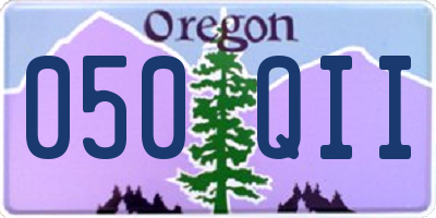 OR license plate 050QII