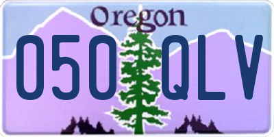 OR license plate 050QLV