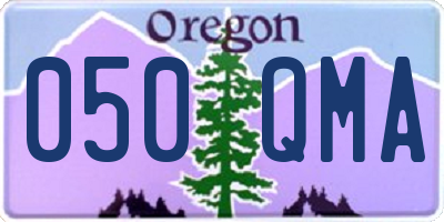OR license plate 050QMA