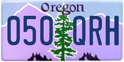 OR license plate 050QRH