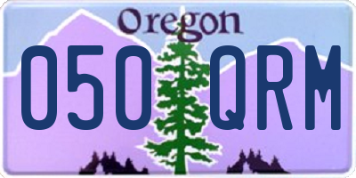 OR license plate 050QRM