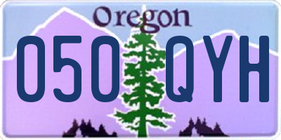 OR license plate 050QYH