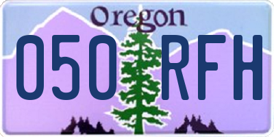 OR license plate 050RFH