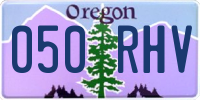 OR license plate 050RHV