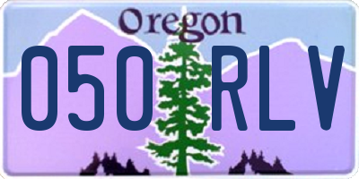 OR license plate 050RLV