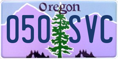 OR license plate 050SVC