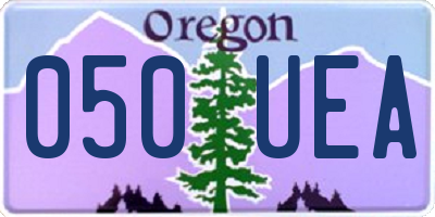 OR license plate 050UEA