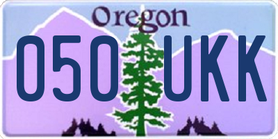 OR license plate 050UKK