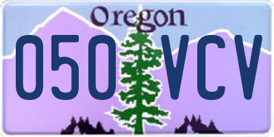 OR license plate 050VCV