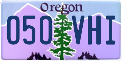 OR license plate 050VHI