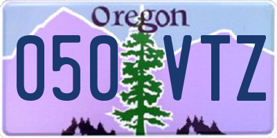 OR license plate 050VTZ
