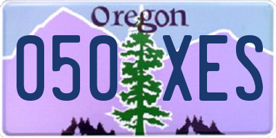 OR license plate 050XES