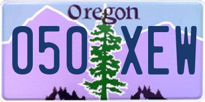 OR license plate 050XEW