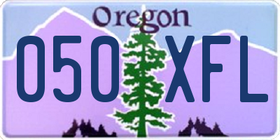 OR license plate 050XFL